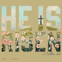 He Is Risen Boho Easter Christian Jesus Gift Mousepad thumb 1