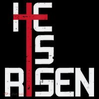 He Is Risen Cross Jesus Easter Christian Religious Men Teens Women's Hoodie thumb 2