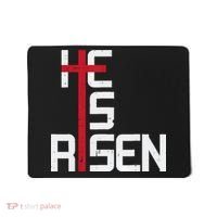 He Is Risen Cross Jesus Easter Christian Religious Men Teens Mousepad thumb 0