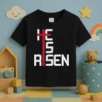 He Is Risen Cross Jesus Easter Christian Religious Men Teens Toddler T-Shirt thumb 3