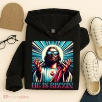 He Is Rizzin Happy Easter Day Jesus Is Risen Hoodie thumb 4