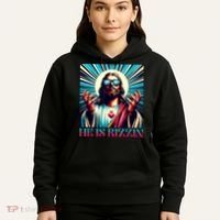 He Is Rizzin Happy Easter Day Jesus Is Risen Hoodie thumb 5