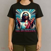 He Is Rizzin Happy Easter Day Jesus Is Risen T-Shirt thumb 4