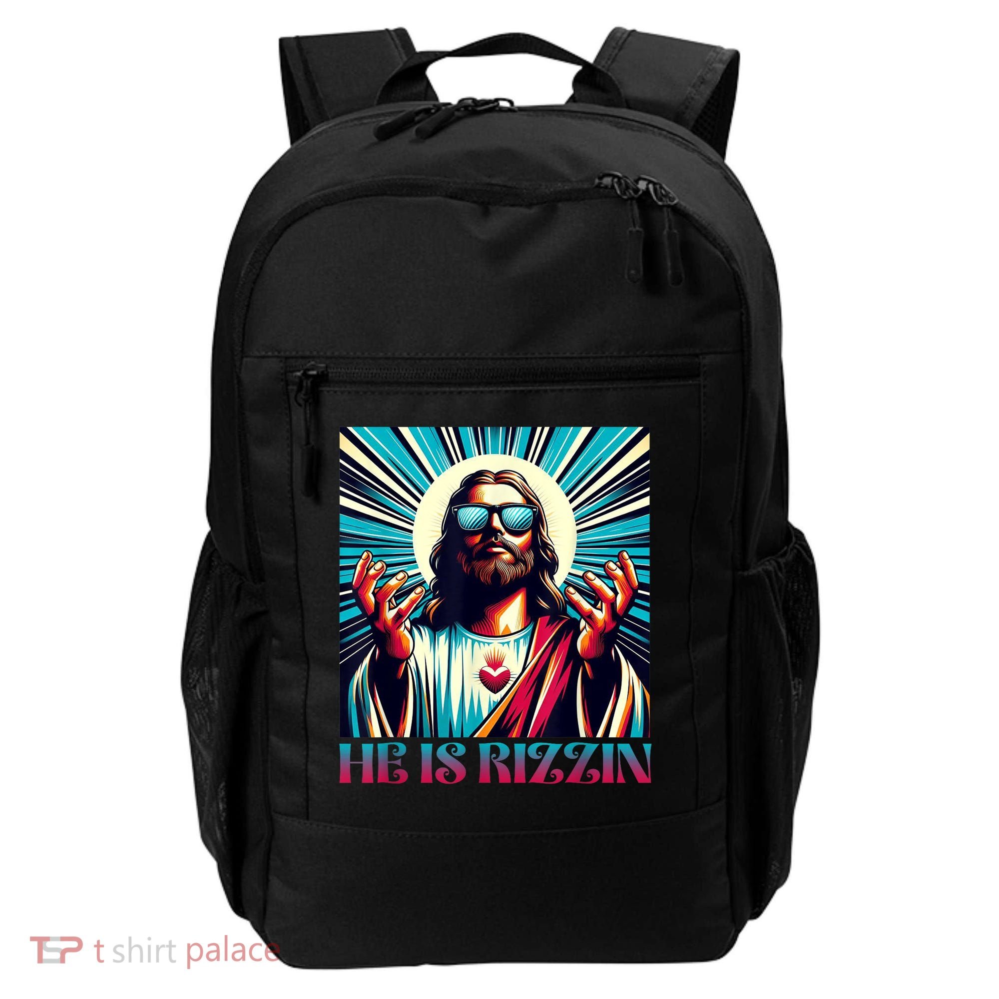 He Is Rizzin Happy Easter Day Jesus Is Risen Backpack