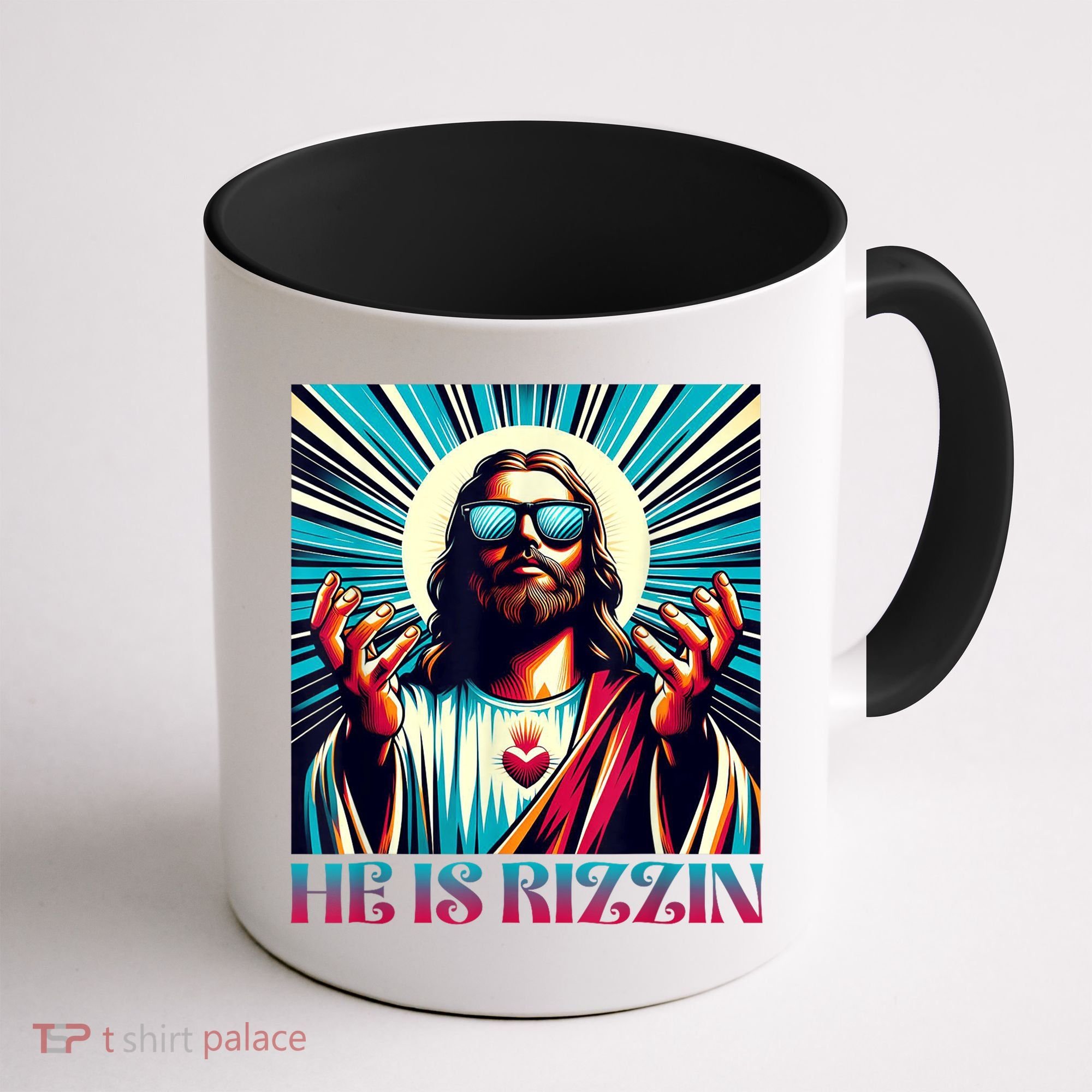 He Is Rizzin Happy Easter Day Jesus Is Risen Coffee Mug