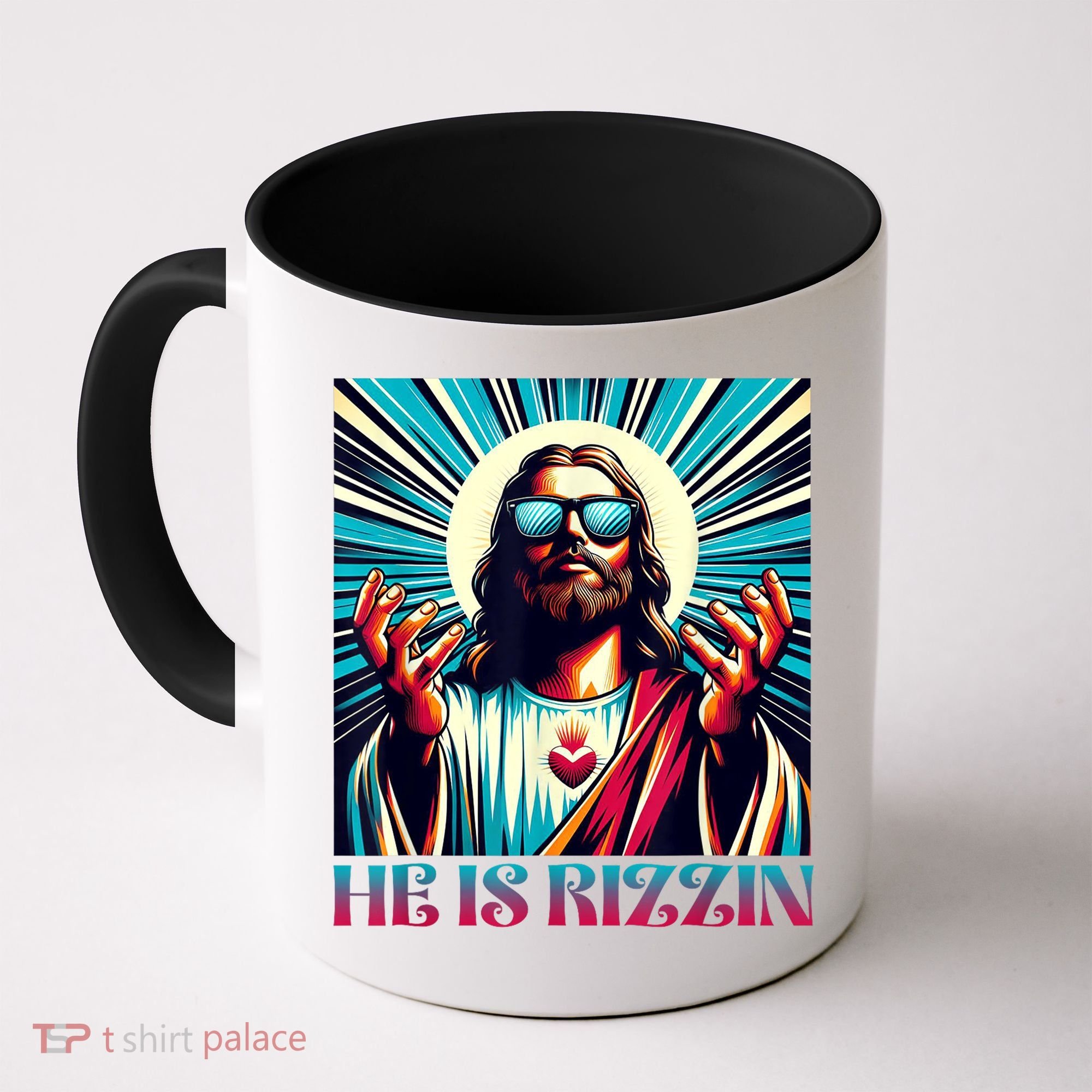He Is Rizzin Happy Easter Day Jesus Is Risen Coffee Mug