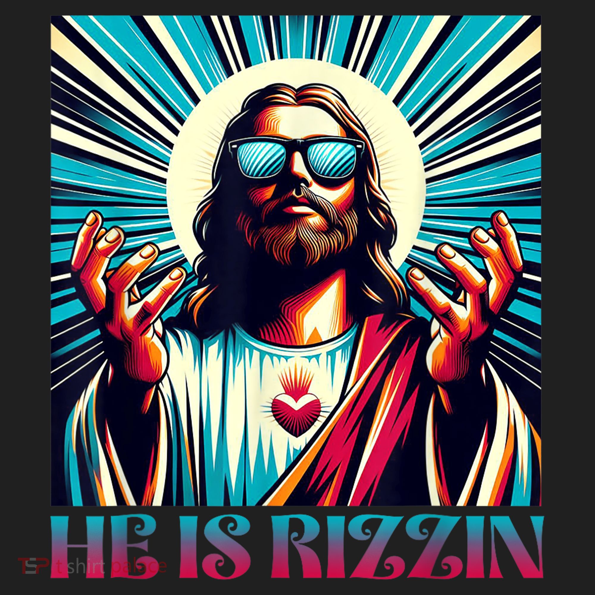 He Is Rizzin Happy Easter Day Jesus Is Risen Beanie