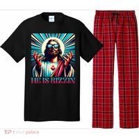 He Is Rizzin Happy Easter Day Jesus Is Risen Pajama Set thumb 0