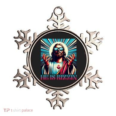 He Is Rizzin Happy Easter Day Jesus Is Risen Ornament