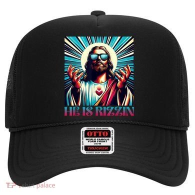 He Is Rizzin Happy Easter Day Jesus Is Risen Hat