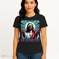 He Is Rizzin Happy Easter Day Jesus Is Risen Women's T-Shirt thumb 4