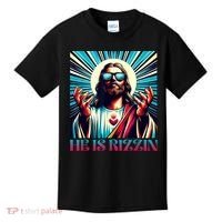 He Is Rizzin Happy Easter Day Jesus Is Risen Kids T-Shirt thumb 0