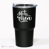 He Is Risen Matthew 28:6 Easter Cross Tumbler thumb 0