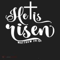He Is Risen Matthew 28:6 Easter Cross Tumbler thumb 3