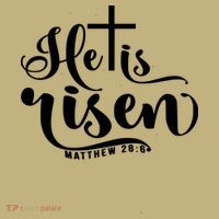 He Is Risen Matthew 28:6 Easter Cross Hoodie thumb 7