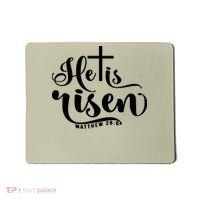 He Is Risen Matthew 28:6 Easter Cross Mousepad thumb 0