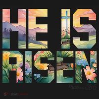 He Is Risen Christian Wildflower Happy Easter Women Women's Hoodie thumb 2
