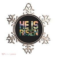 He Is Risen Christian Wildflower Happy Easter Women Ornament thumb 0