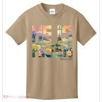 He Is Risen Christian Wildflower Happy Easter Women Kids T-Shirt thumb 0