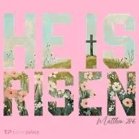 He Is Risen Boho Easter Christian Jesus Coaster thumb 2