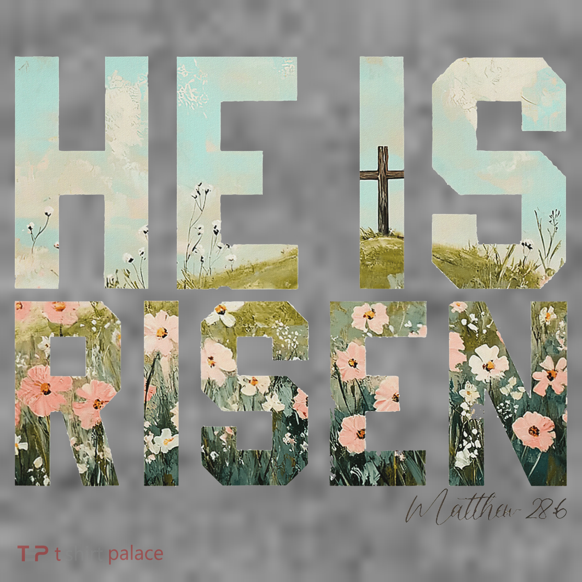 He Is Risen Boho Easter Christian Jesus Toddler Hoodie
