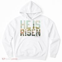 He Is Risen Boho Easter Christian Jesus Hoodie thumb 0