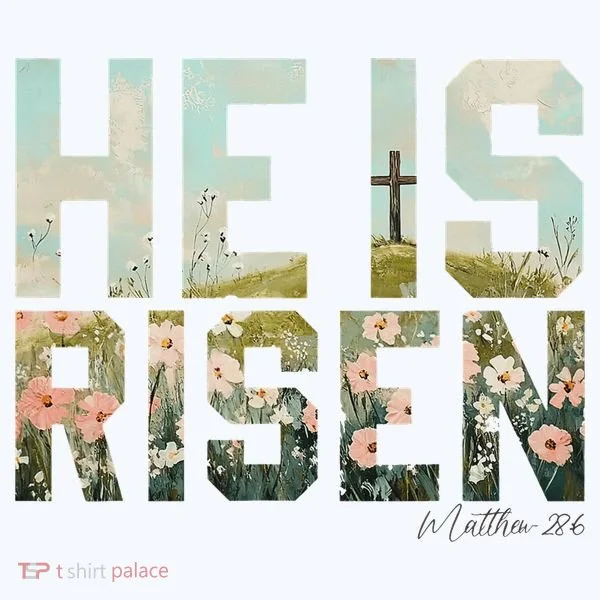 He Is Risen Boho Easter Christian Jesus Coffee Mug