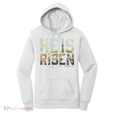 He Is Risen Boho Easter Christian Jesus Women's Hoodie