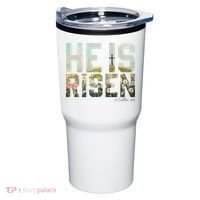 He Is Risen Boho Easter Christian Jesus Tumbler thumb 0