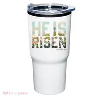 He Is Risen Boho Easter Christian Jesus Tumbler thumb 0