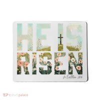 He Is Risen Boho Easter Christian Jesus Mousepad thumb 0