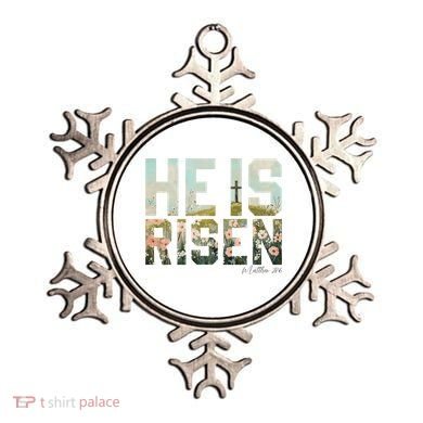 He Is Risen Boho Easter Christian Jesus Ornament