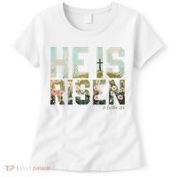He Is Risen Boho Easter Christian Jesus Women's T-Shirt thumb 0