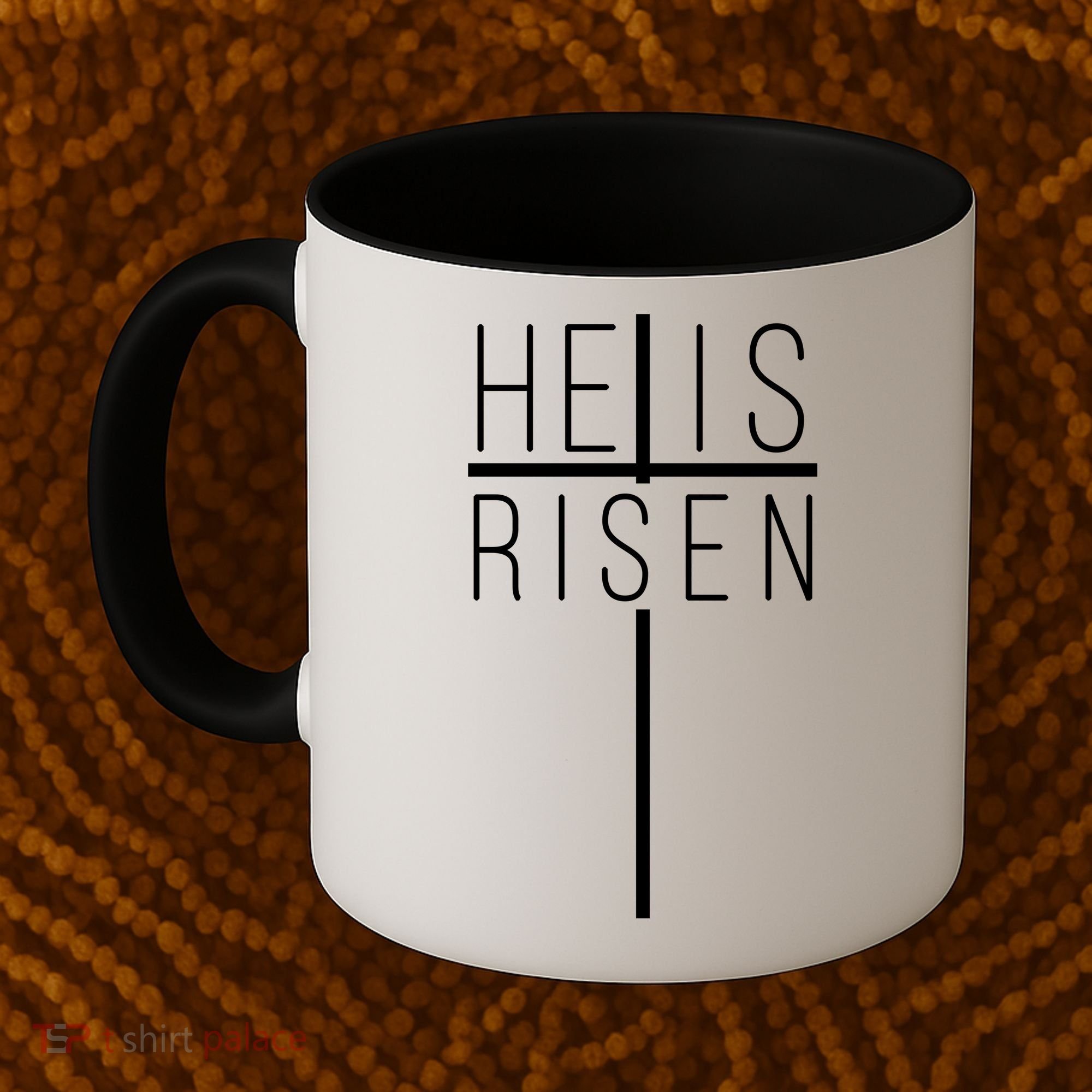 Hell Is Risen Cross Christianity Coffee Mug