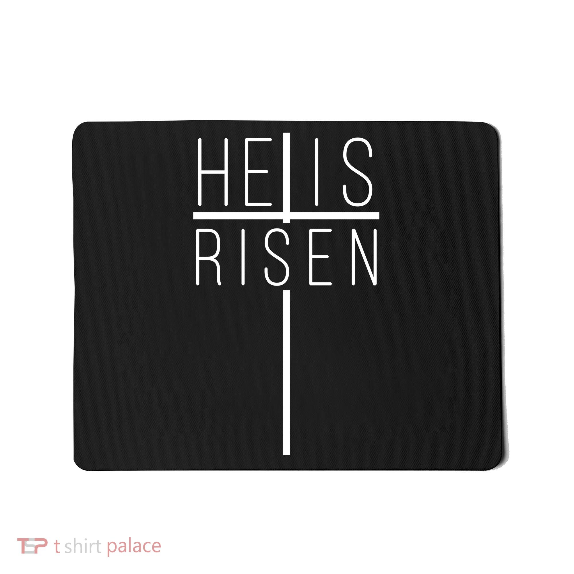 Hell Is Risen Cross Christianity Mousepad