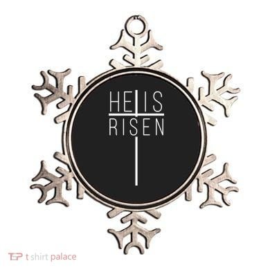 Hell Is Risen Cross Christianity Ornament