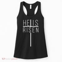 Hell Is Risen Cross Christianity Women's Tank Top thumb 0