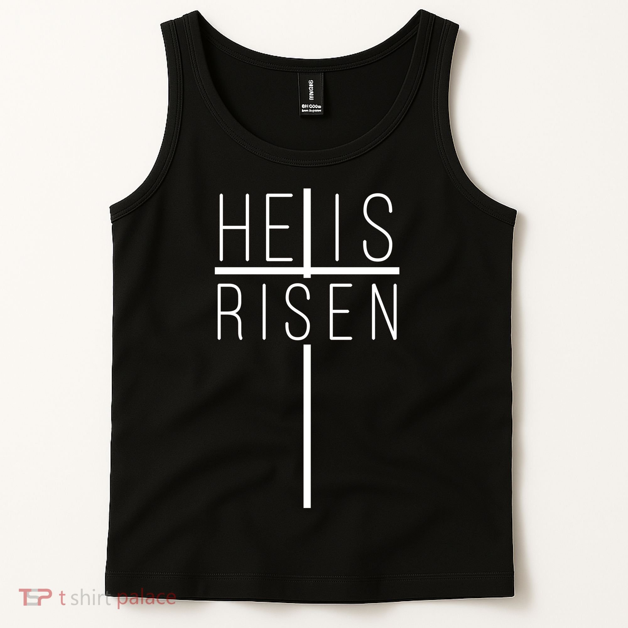Hell Is Risen Cross Christianity Tank Top