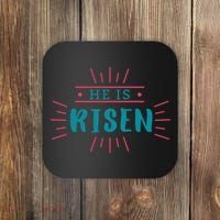 He Is Risen Easter Jesus Coaster thumb 0