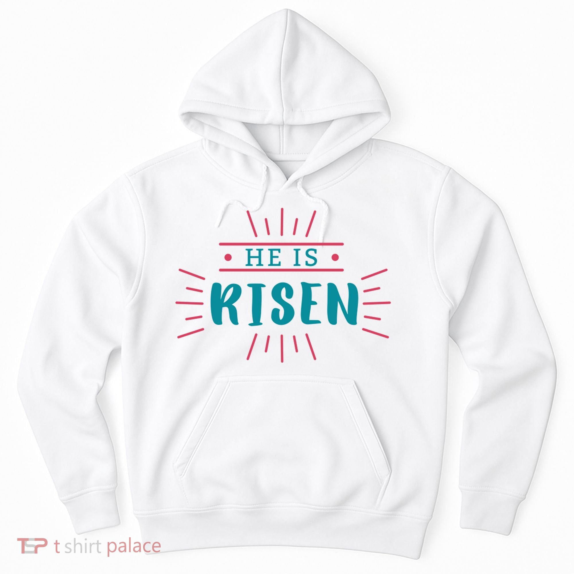 He Is Risen Easter Jesus Hoodie