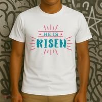 He Is Risen Easter Jesus T-Shirt thumb 3