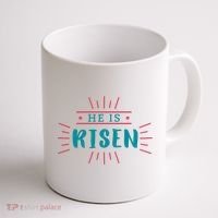 He Is Risen Easter Jesus Coffee Mug thumb 1