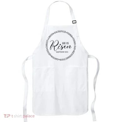 He Is Risen Matthew Easter Verse Apron