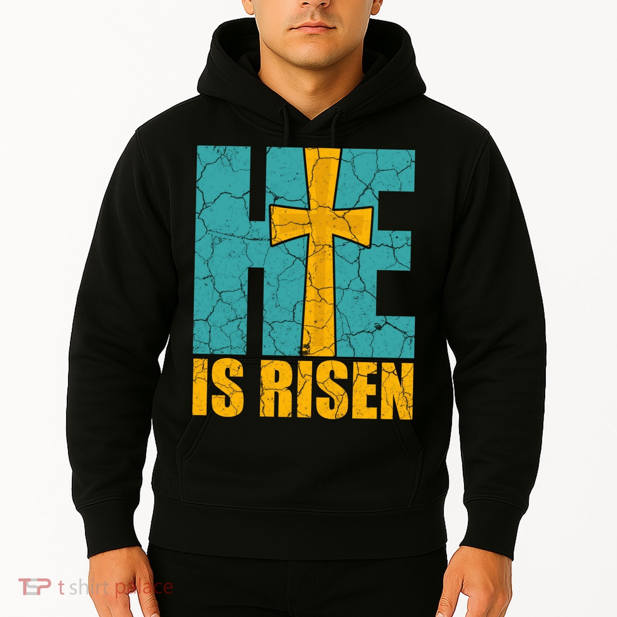 He Is Risen Jesus Christ Christian Hoodie
