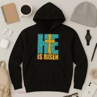 He Is Risen Jesus Christ Christian Hoodie thumb 3
