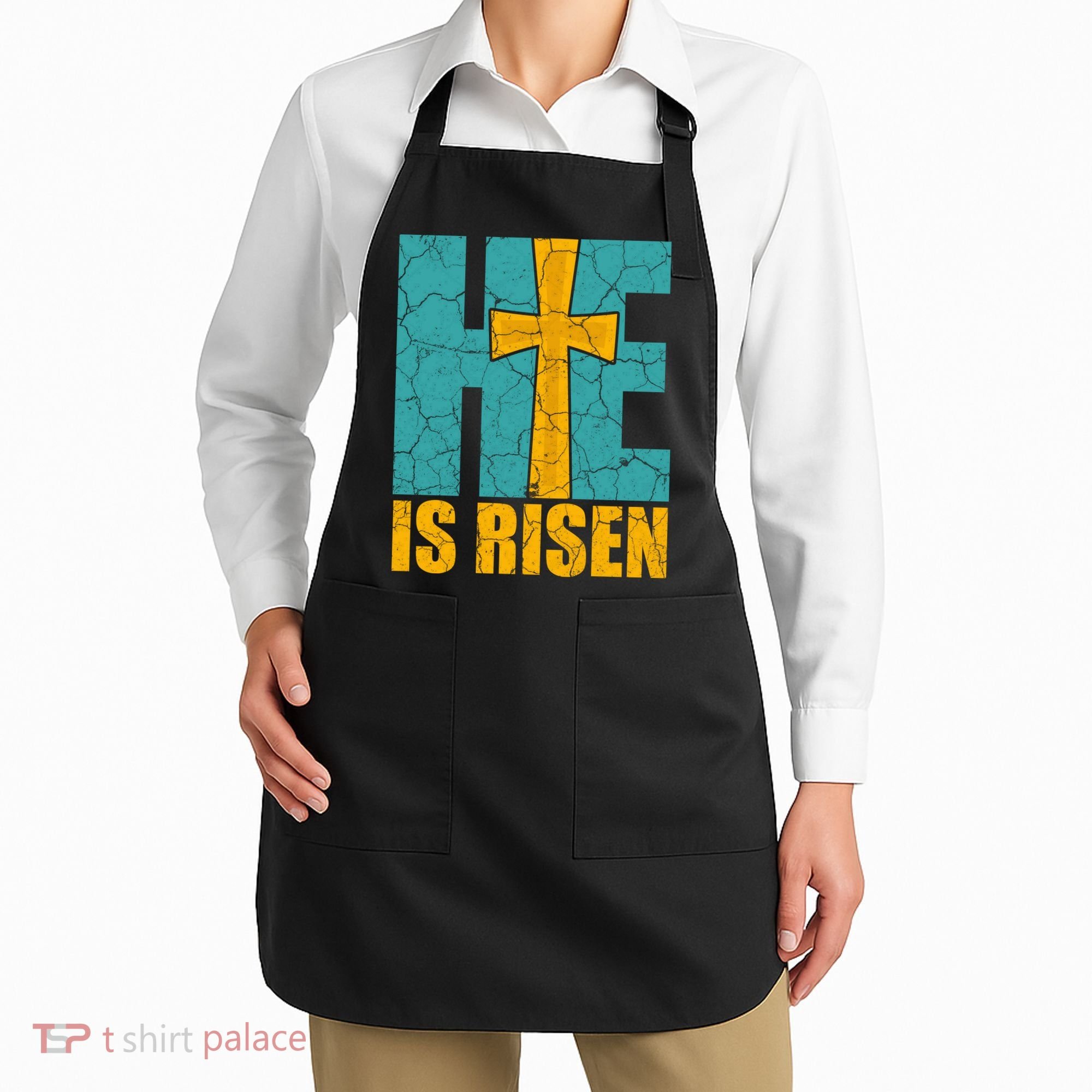 He Is Risen Jesus Christ Christian Apron