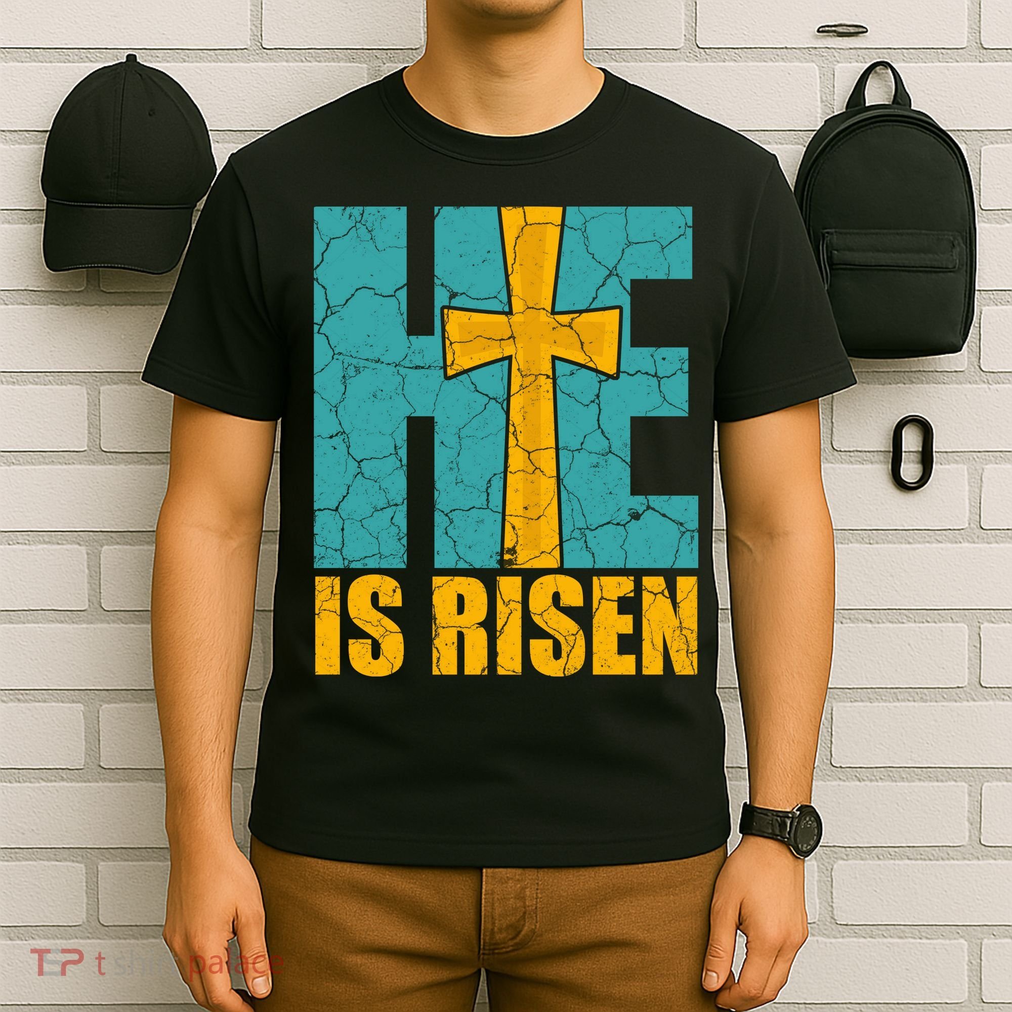 He Is Risen Jesus Christ Christian T-Shirt