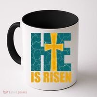 He Is Risen Jesus Christ Christian Coffee Mug thumb 0