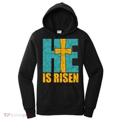 He Is Risen Jesus Christ Christian Women's Hoodie