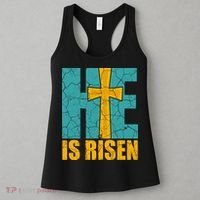 He Is Risen Jesus Christ Christian Women's Tank Top thumb 3
